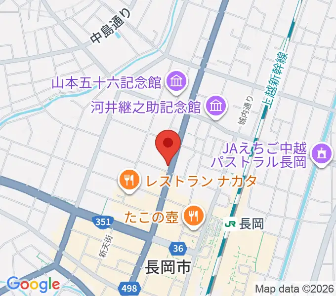 スタジオ・チャオの地図