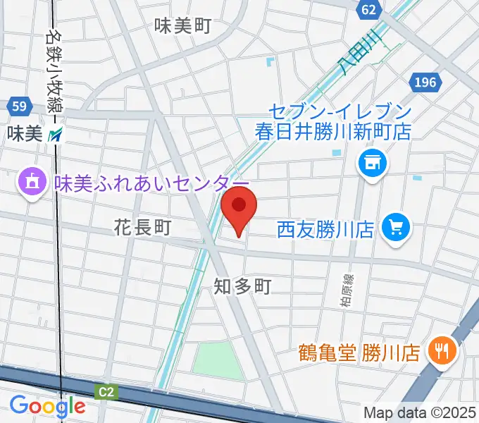 バックヤードガレージ スタジオの地図