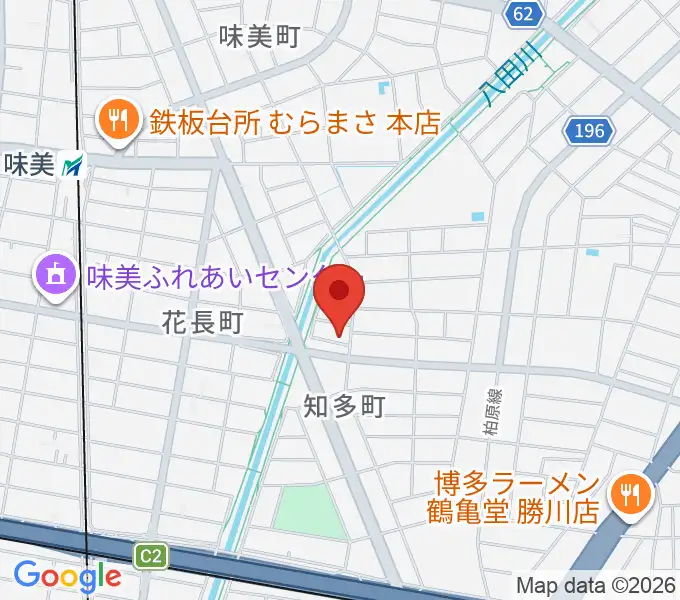 バックヤードガレージ スタジオの地図