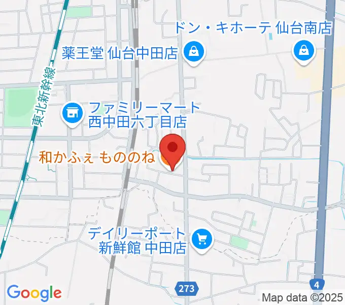 渡辺スタジオの地図