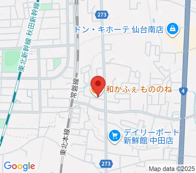渡辺スタジオの地図