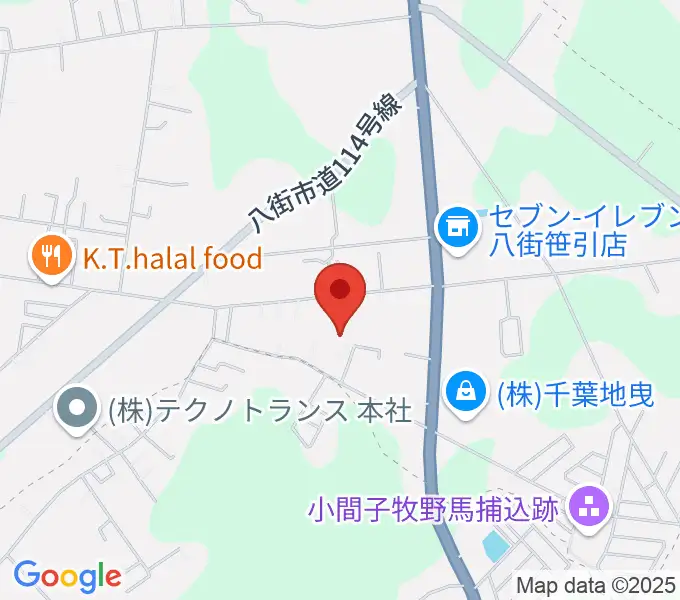 音楽スタジオ エスペラントの地図