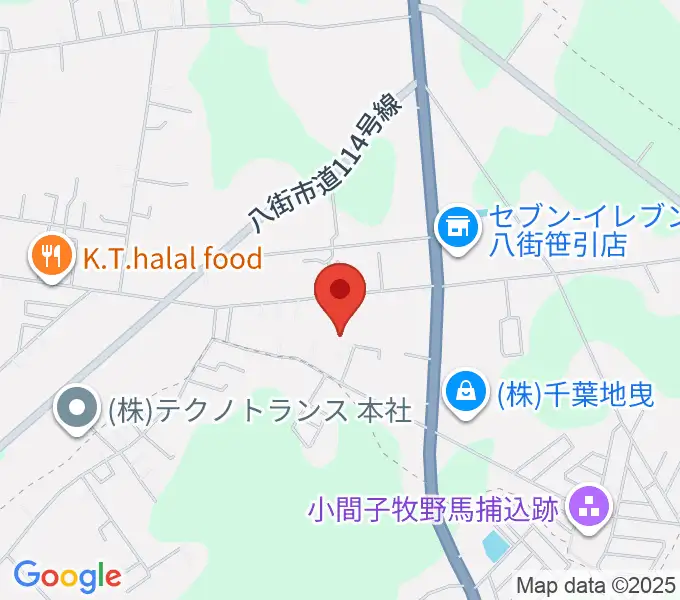 音楽スタジオ エスペラントの地図