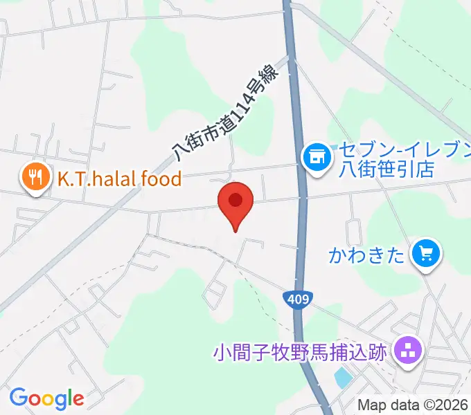 音楽スタジオ エスペラントの地図