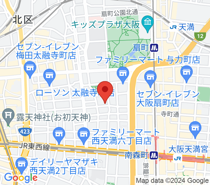ボイトレ大阪 F-COMMUNITYの場所