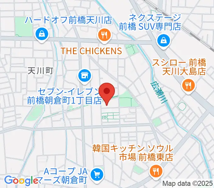 キャットミュージックAdachiピアノ教室の地図