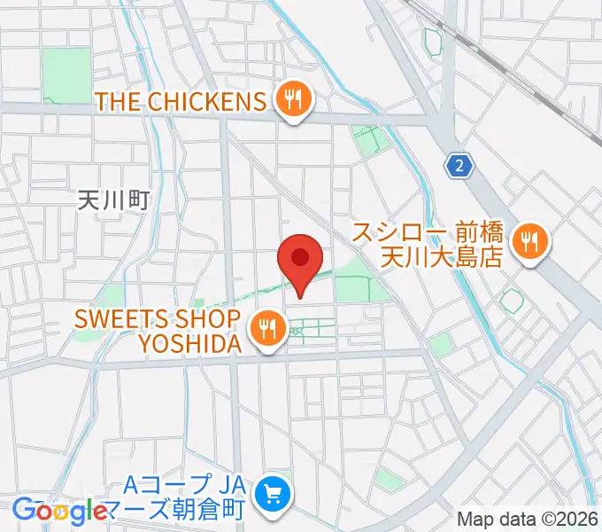 キャットミュージックAdachiピアノ教室の地図
