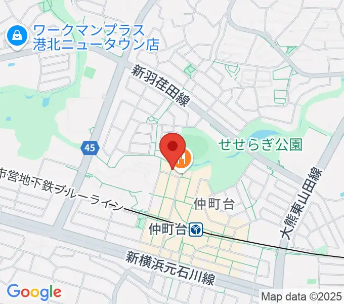 スタジオオーパーツの地図