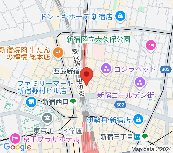 島村楽器 新宿PePe店の地図