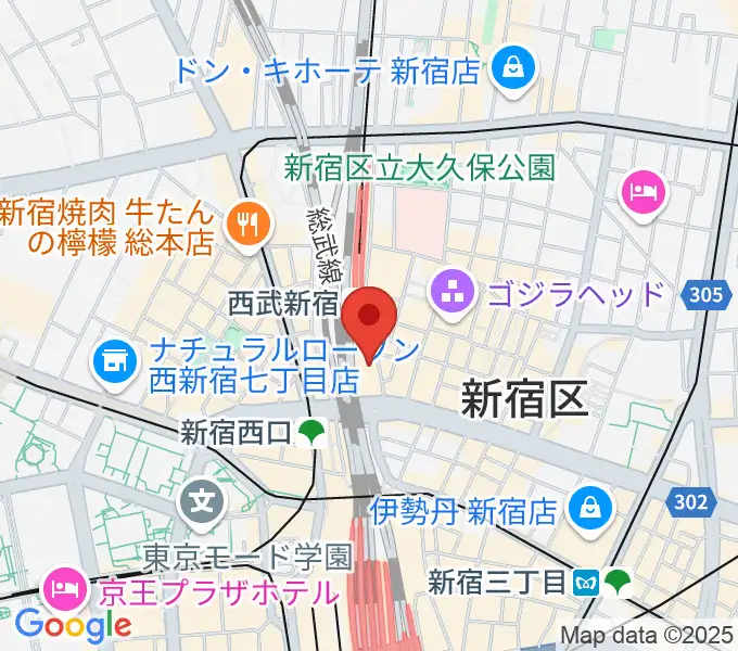 島村楽器 新宿PePe店の地図