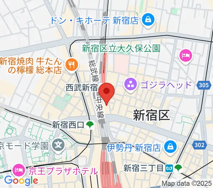 島村楽器 新宿PePe店の地図