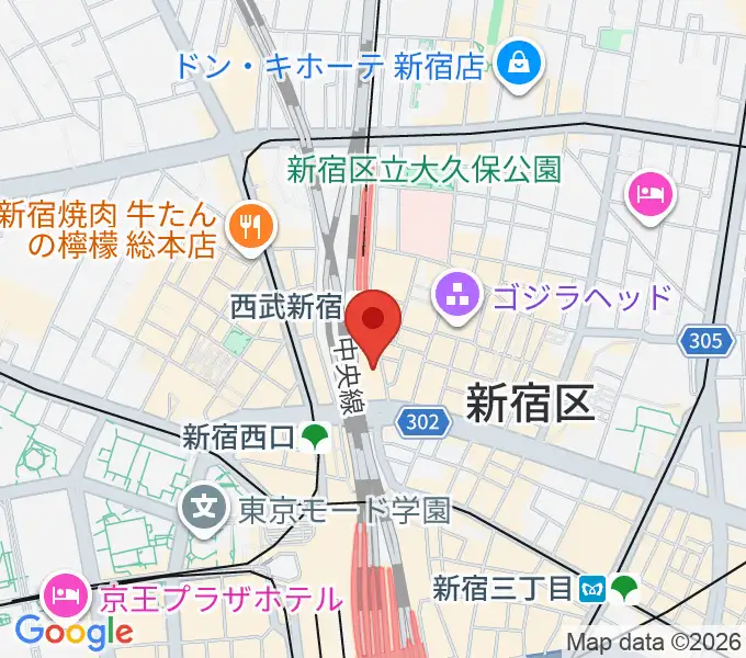 島村楽器 新宿PePe店の地図