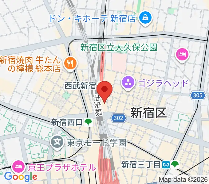 島村楽器 新宿PePe店の地図