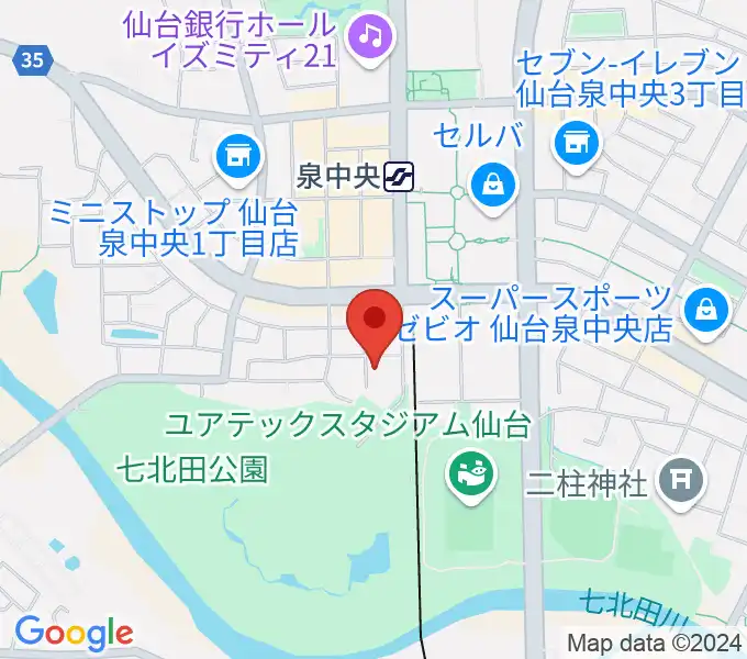 アライミュージックアカデミートゥッティの地図