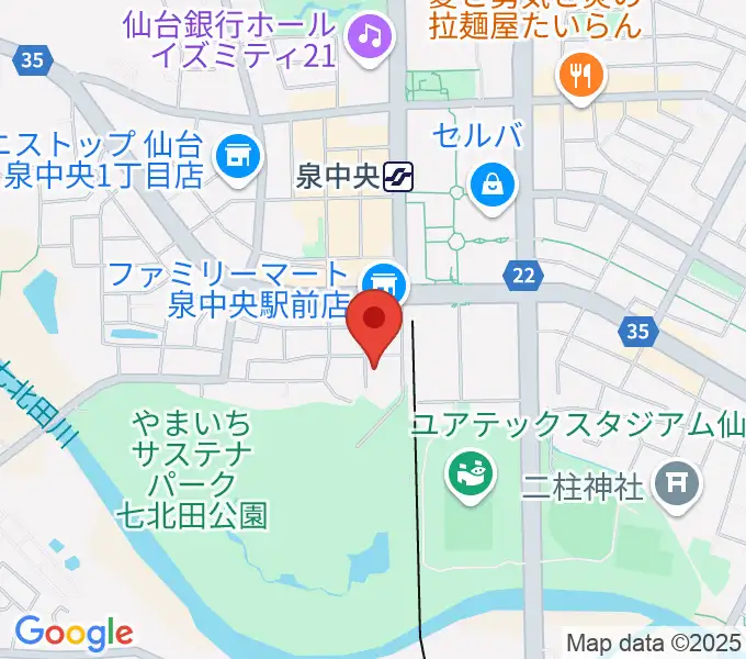 アライミュージックアカデミートゥッティの地図