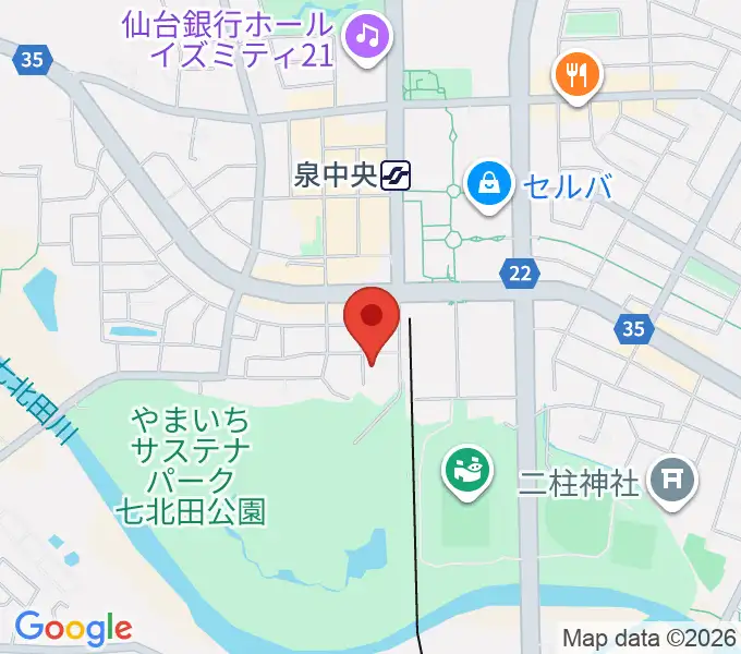 アライミュージックアカデミートゥッティの地図