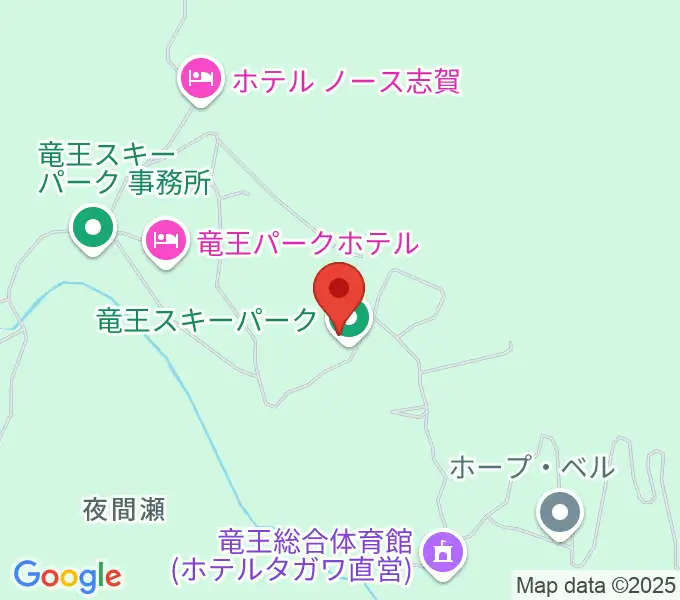 北志賀ホリデーインの地図