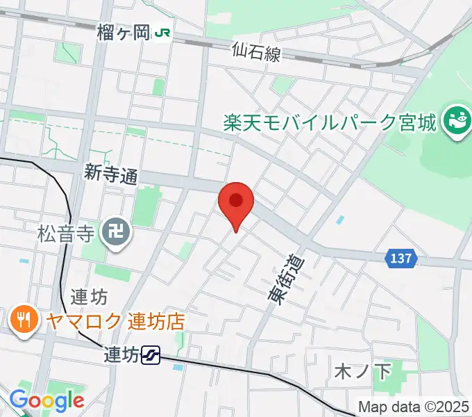 内山ヒロミピアノ教室の地図