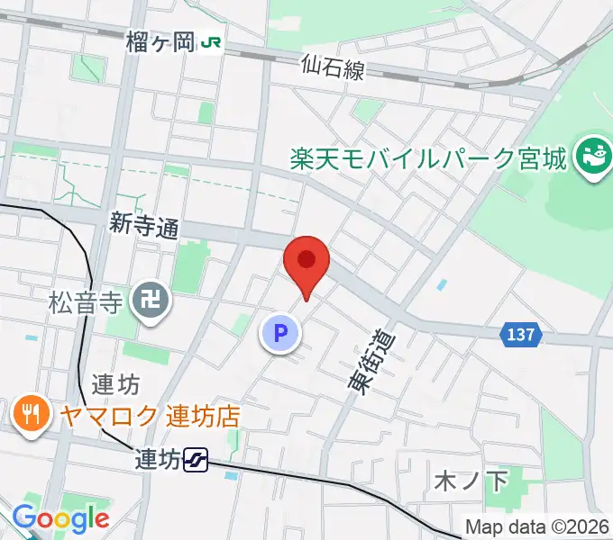 内山ヒロミピアノ教室の地図