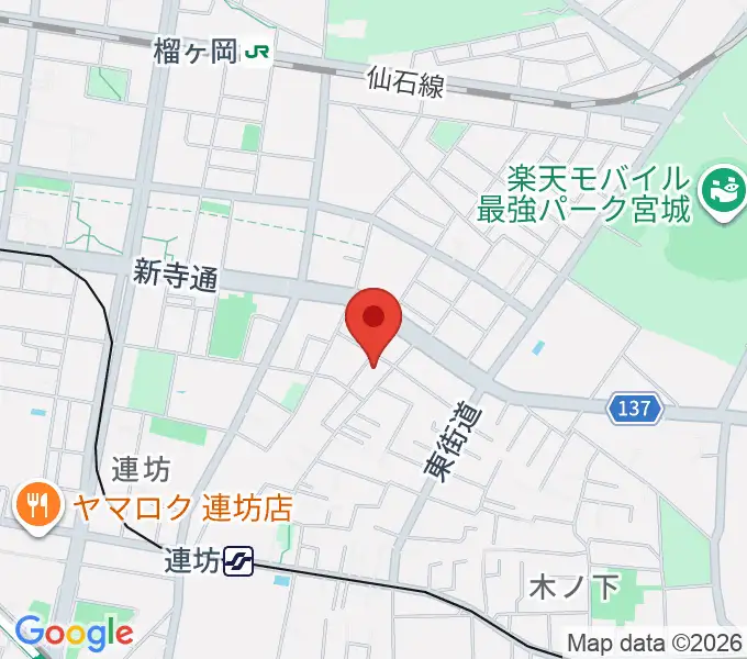 内山ヒロミピアノ教室の地図