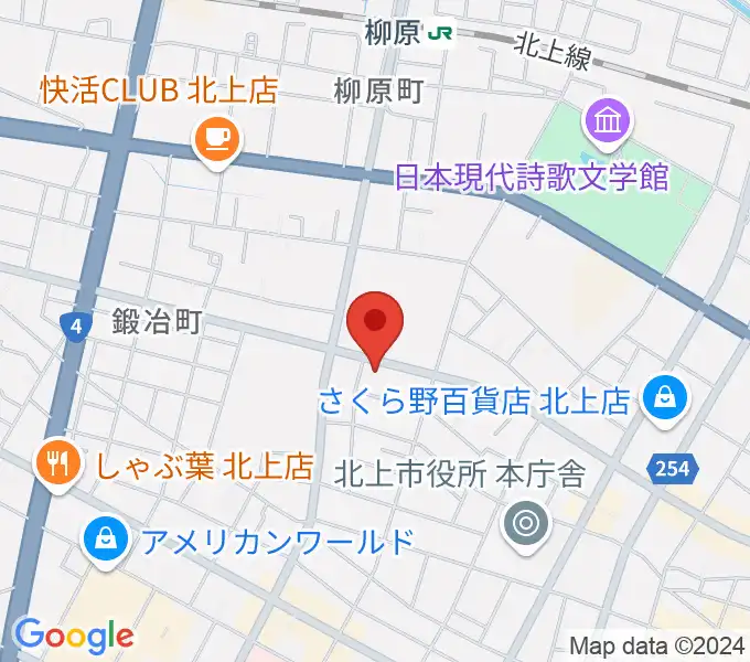 玉山音楽教室の地図