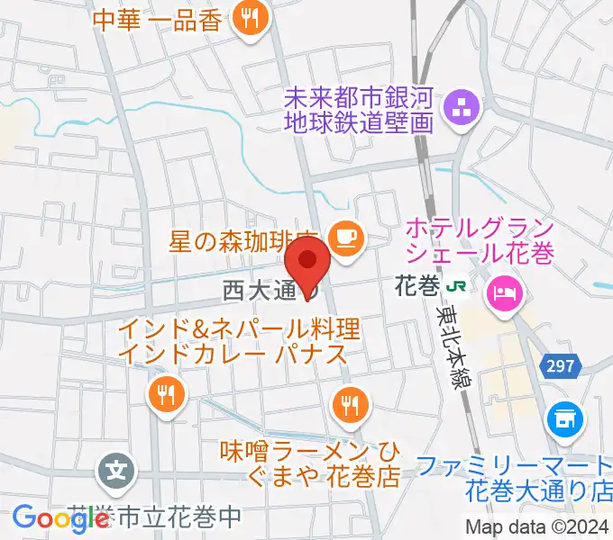 正時堂ピアノハウスの地図