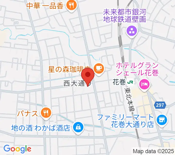 正時堂ピアノハウスの地図