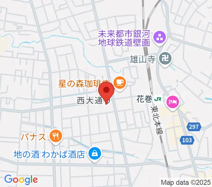 正時堂ピアノハウスの地図