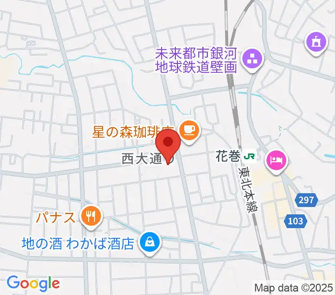 正時堂ピアノハウスの地図