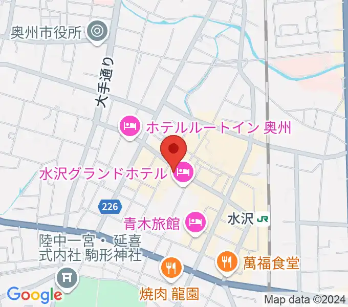 Ａ＆Ｅギター教室の地図