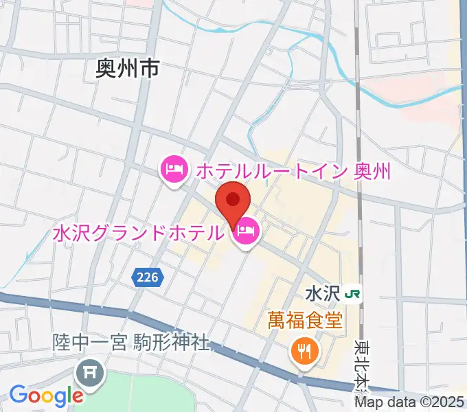 Ａ＆Ｅギター教室の地図