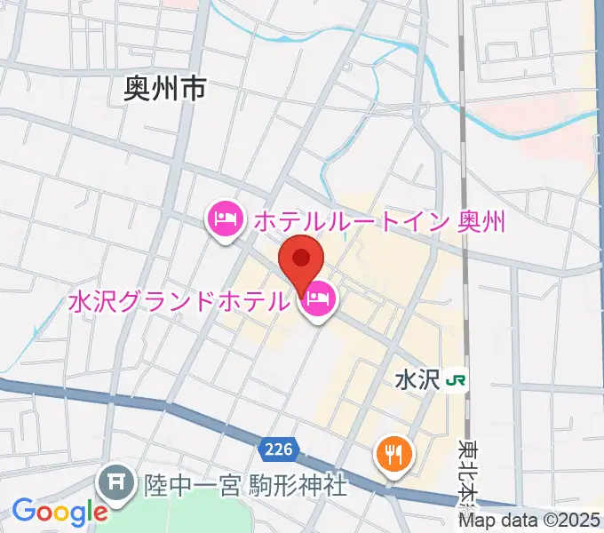 Ａ＆Ｅギター教室の地図