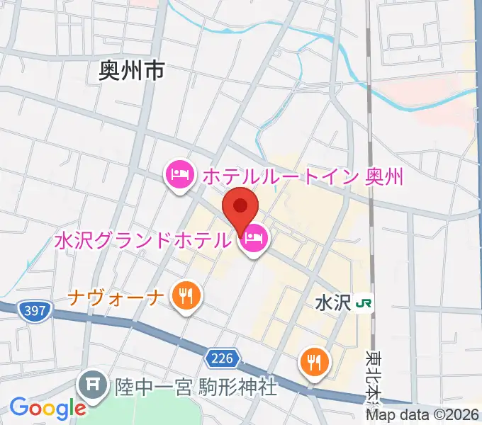 Ａ＆Ｅギター教室の地図