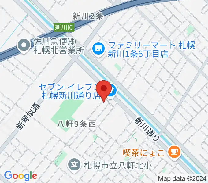 平地ピアノ教室の地図