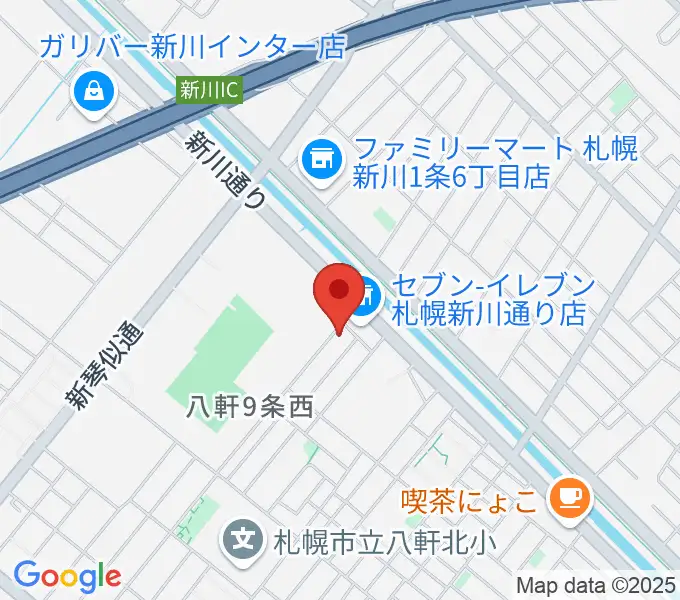 平地ピアノ教室の地図