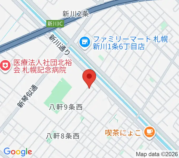 平地ピアノ教室の地図