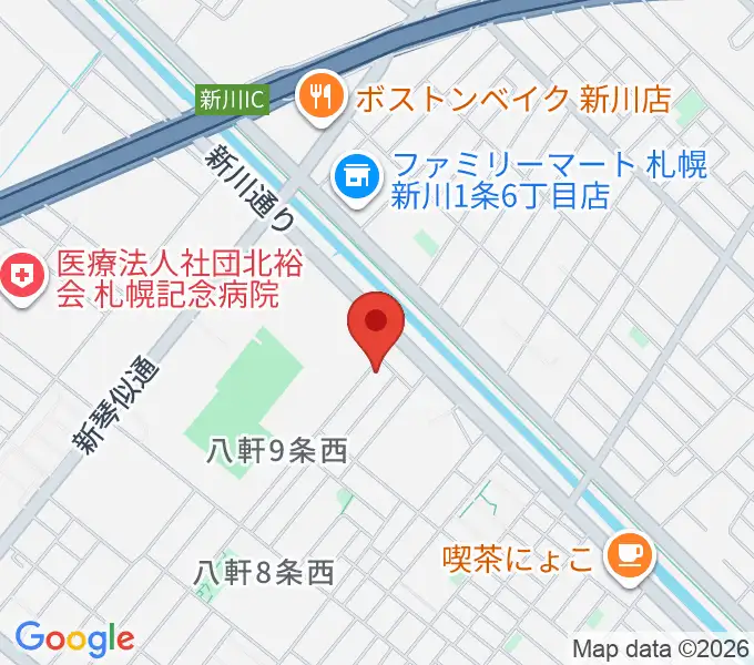 平地ピアノ教室の地図