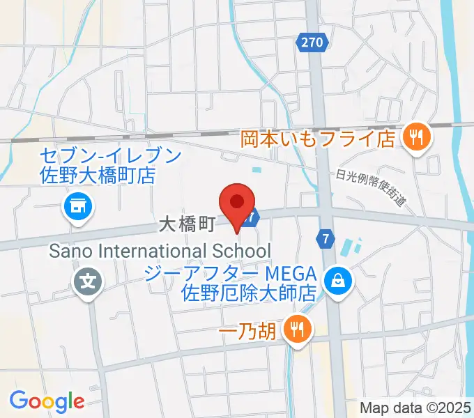 雅美ピアノ教室の地図