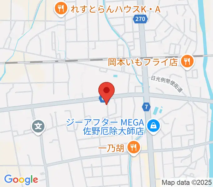 雅美ピアノ教室の地図