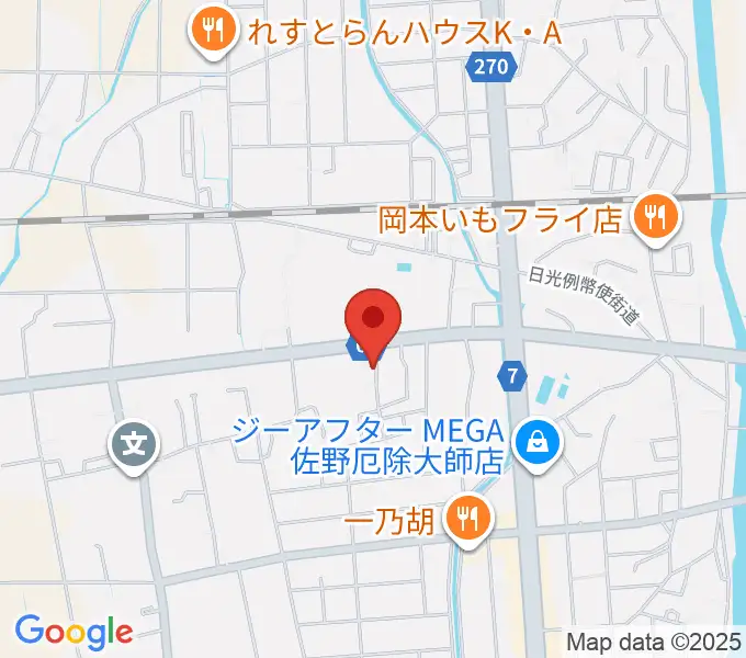 雅美ピアノ教室の地図
