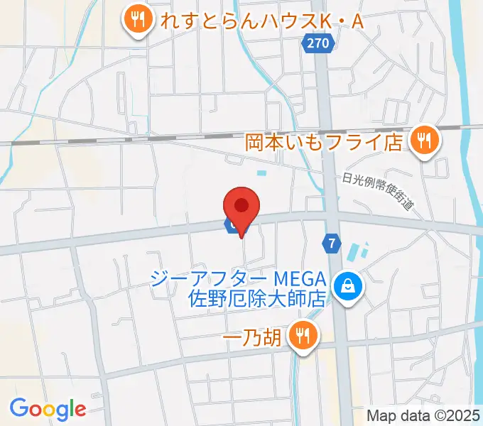 雅美ピアノ教室の地図