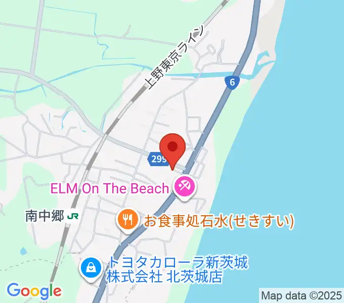 いせ音楽教室の地図