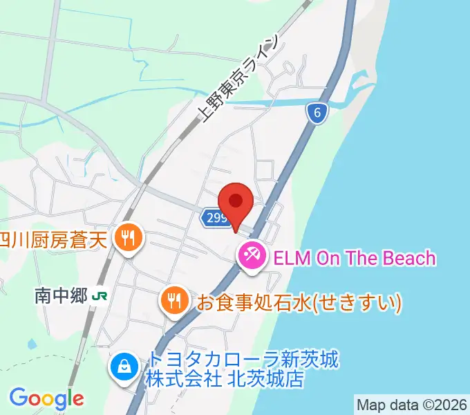 いせ音楽教室の地図