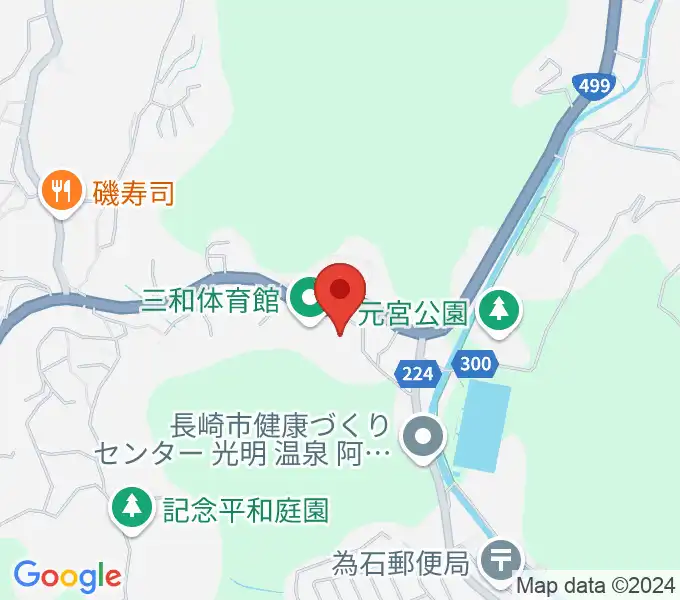 長崎市三和公民館の地図