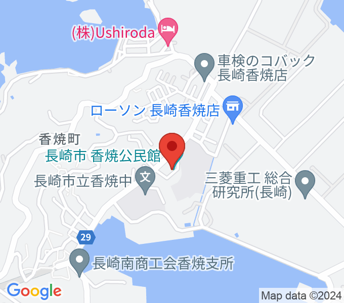 長崎市香焼公民館の場所