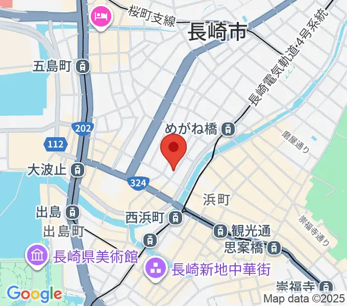 メルカつきまちホールの地図