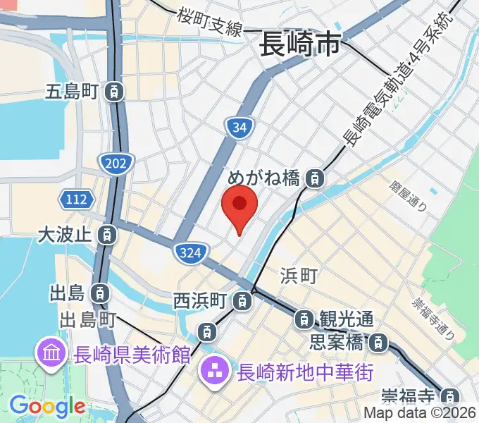 メルカつきまちホールの地図