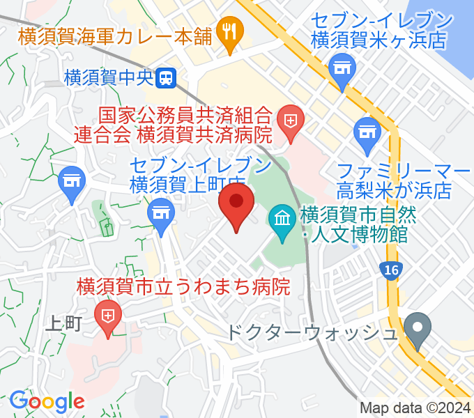 横須賀市文化会館の場所