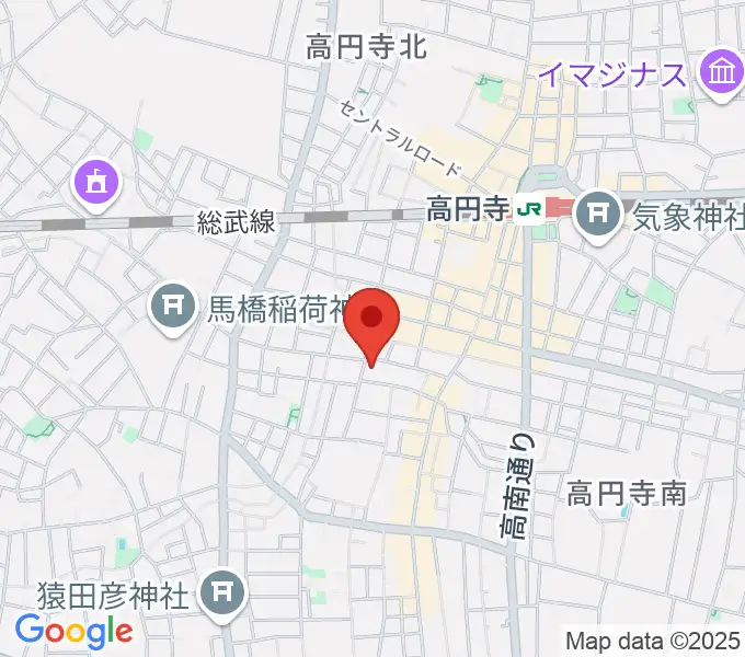 永江楽器の地図