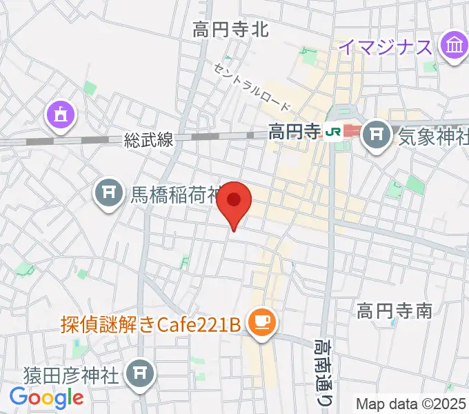 永江楽器の地図